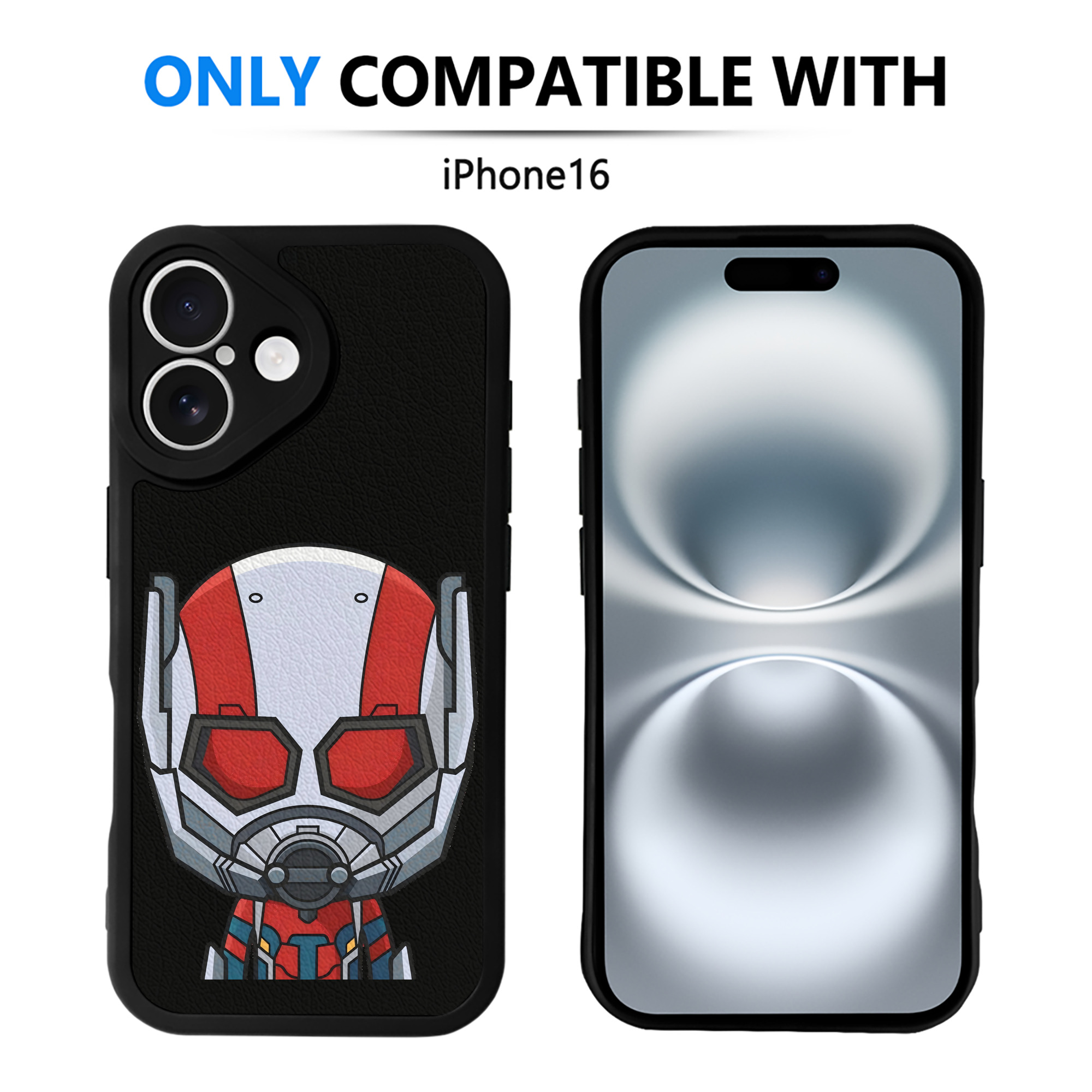 （画像用） アベンジャーズ The Avengers 【iPhone 16シリーズ対応】シリコンスマホケース（レザー調） 材質：シリコン
